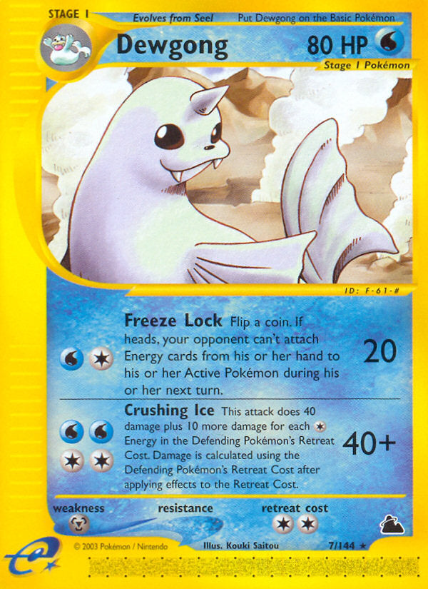 E-Series Skyridge Dewgong #7/144