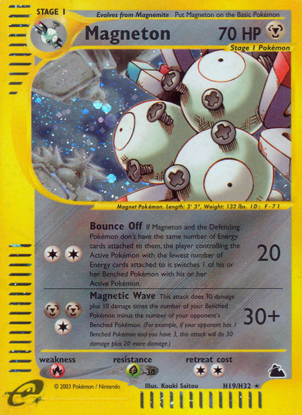E-Series Skyridge Holo Magneton #H19/H32