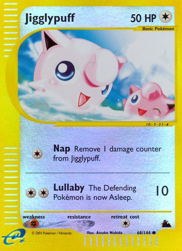 E-Series Skyridge Jigglypuff #68/144 reverse holo