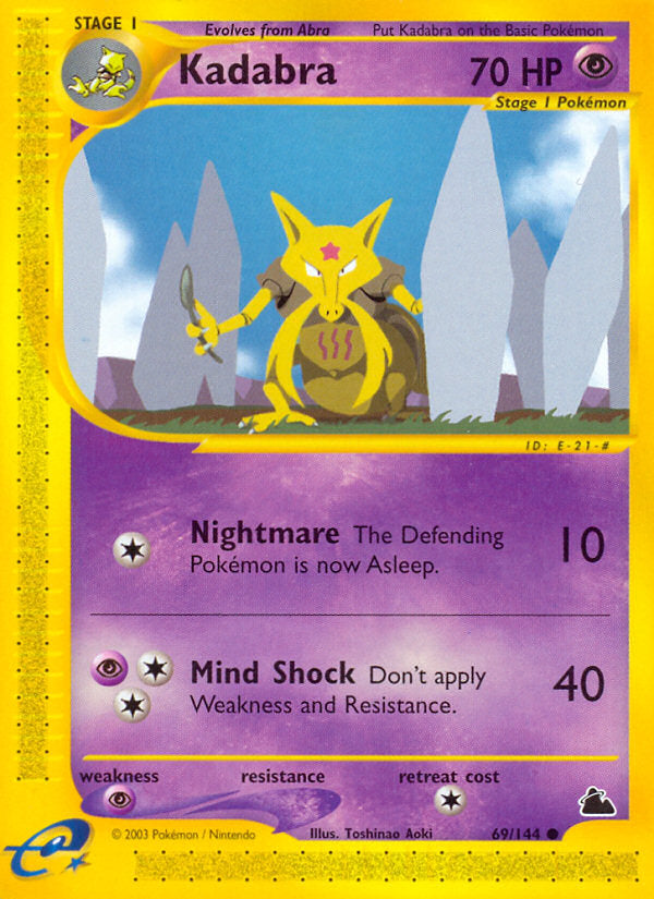 E-Series Skyridge Kadabra #69/144