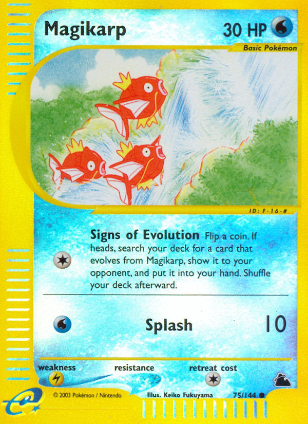 E-Series Skyridge Magikarp #75/144 reverse holo