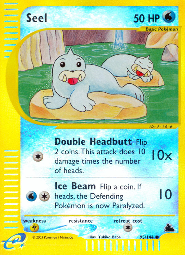 E-Series Skyridge Seel #95/144 reverse holo