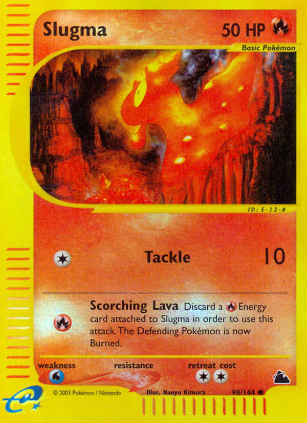 E-Series Skyridge Slugma #98/144 reverse holo