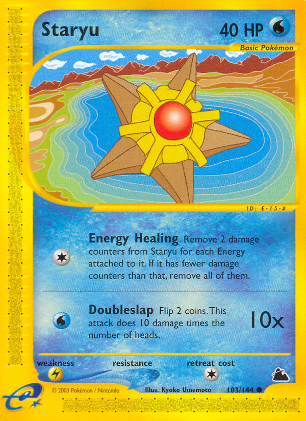 E-Series Skyridge Staryu #103/144
