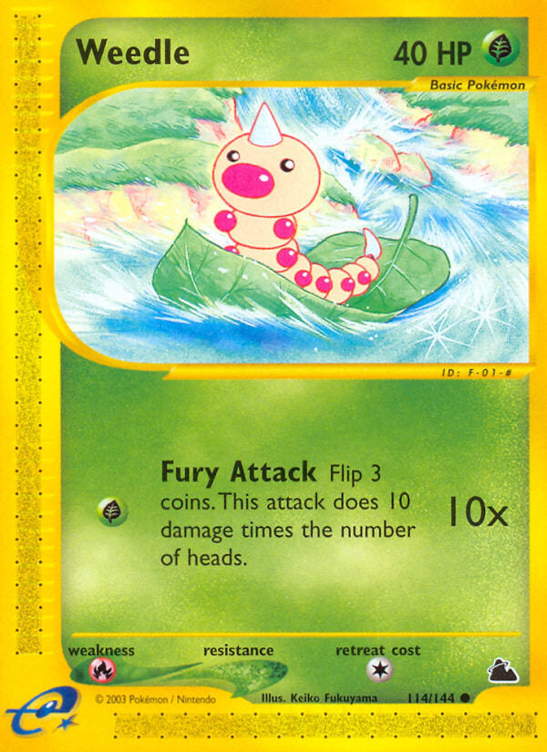 E-Series Skyridge Weedle #114/144