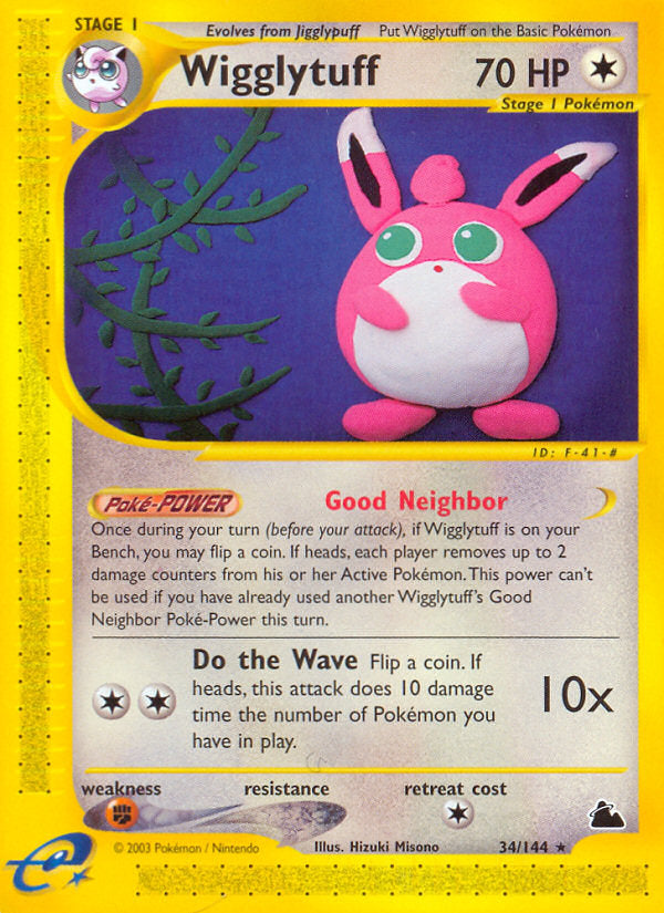 E-Series Skyridge Wigglytuff #34/144