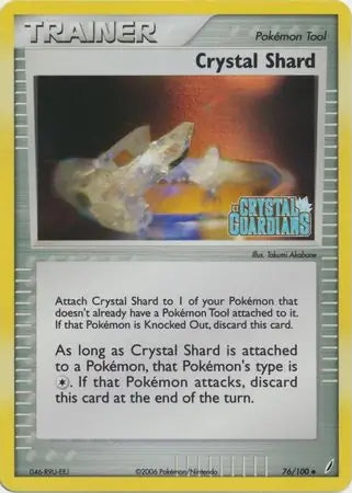 EX Crystal Guardians Crystal Shard #76/100 reverse holo