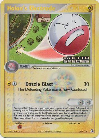 EX Delta Species Holon's Electrode #21/113 reverse holo