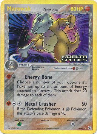 EX Delta Species Marowak #10/113 reverse holo