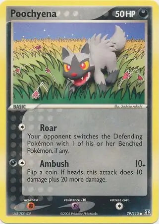 EX Delta Species Poochyena #79/113 reverse holo