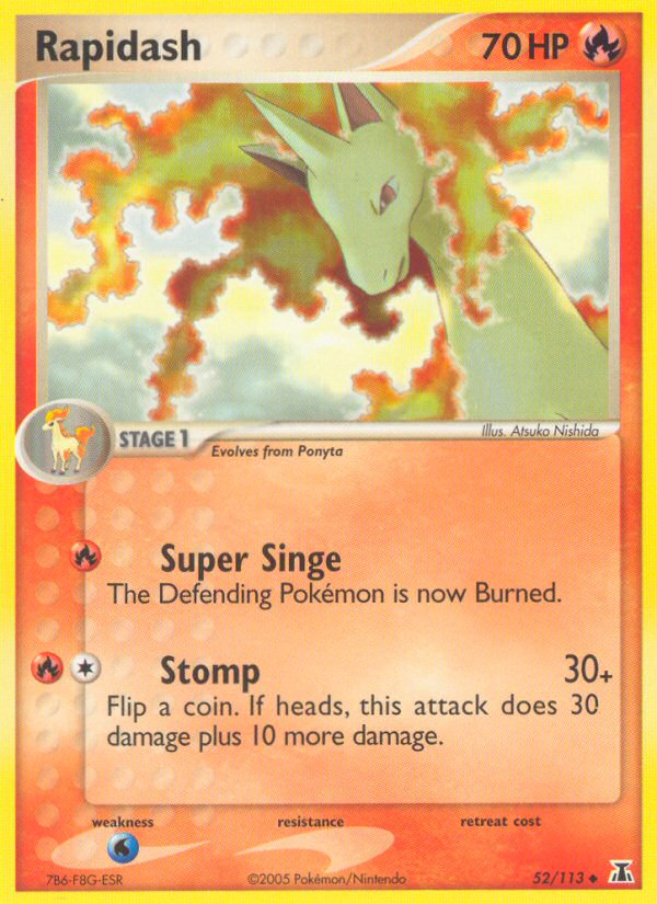 EX Delta Species Rapidash #52/113