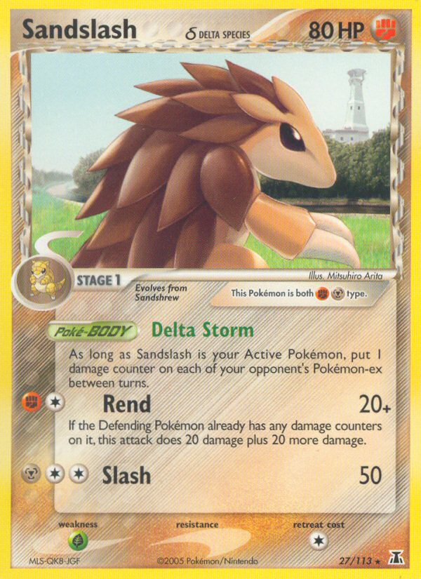 EX Delta Species Sandslash #27/113