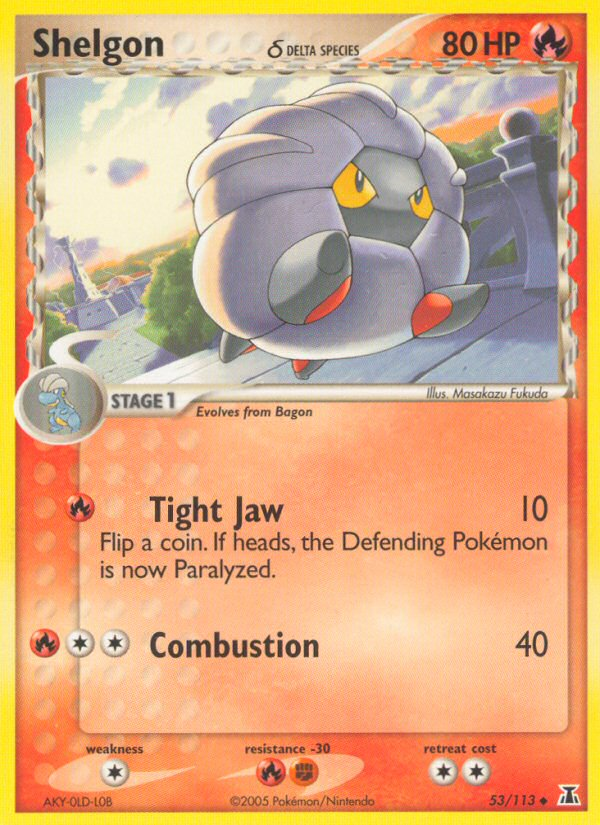 EX Delta Species Shelgon #53/113