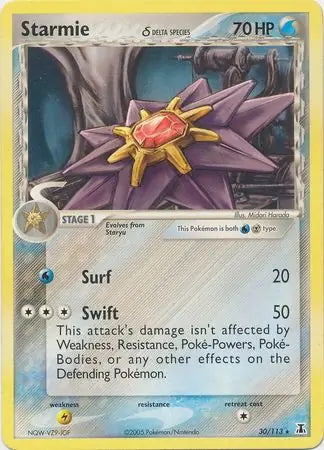 EX Delta Species Starmie #30/113 reverse holo