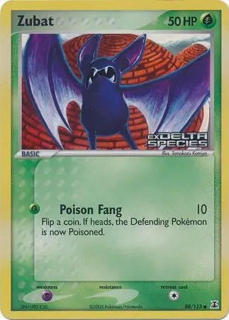 EX Delta Species Zubat #88/113 reverse holo