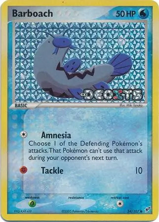 EX Deoxys Barboach #54/107 reverse holo