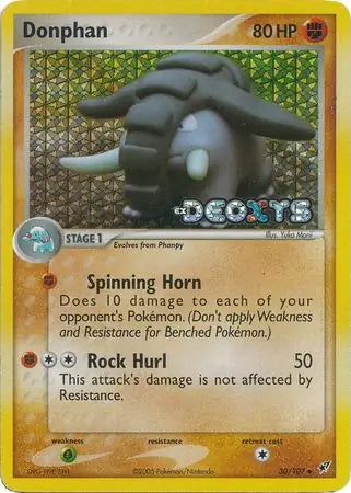 EX Deoxys Donphan #30/107 reverse holo