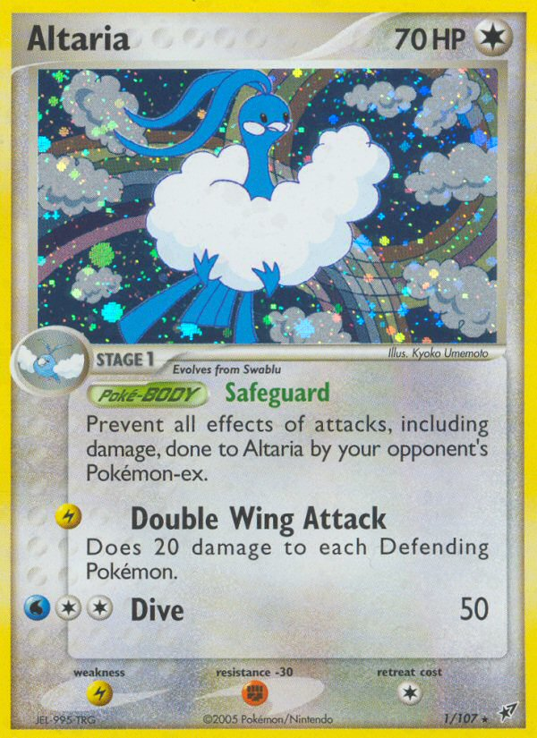 EX Deoxys Holo Altaria #1/107