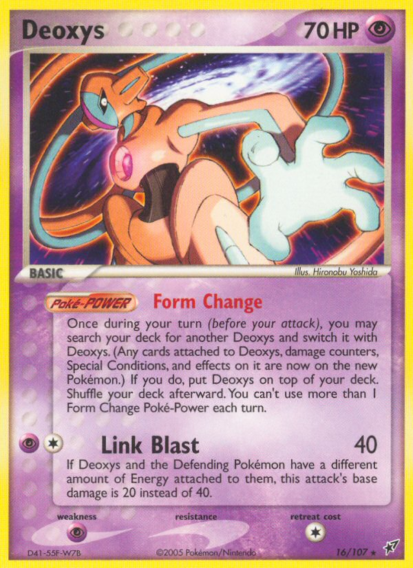 EX Deoxys Holo Deoxys (Attack Form) #16/107