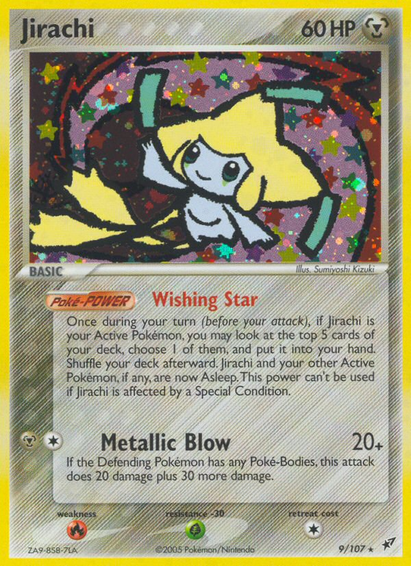 EX Deoxys Holo Jirachi #9/107