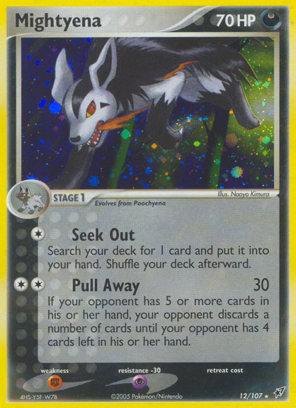 EX Deoxys Holo Mightyena #12/107