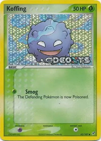 EX Deoxys Koffing #62/107 reverse holo