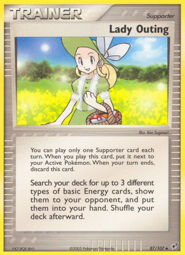 EX Deoxys Lady Outing #87/107