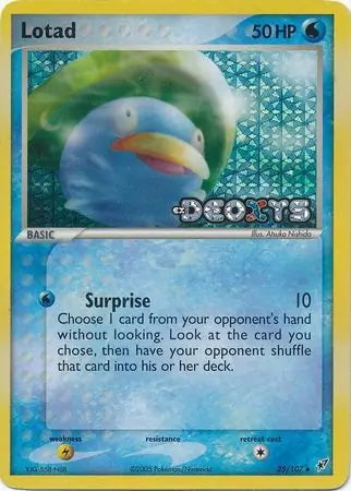 EX Deoxys Lotad #35/107 reverse holo