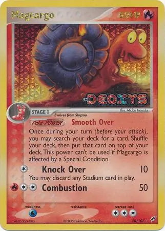 EX Deoxys Magcargo #20/107 reverse holo
