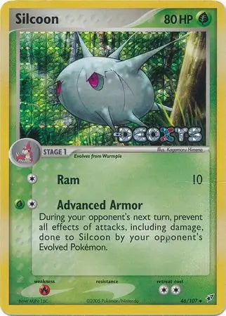 EX Deoxys Silcoon #46/107 reverse holo