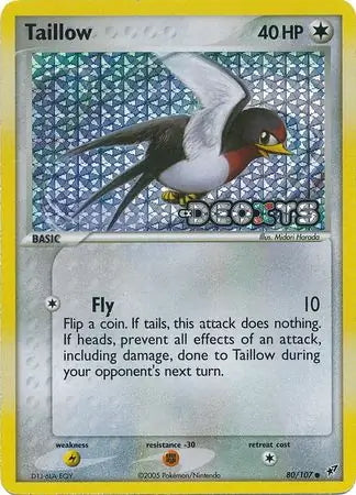 EX Deoxys Taillow #80/107 reverse holo