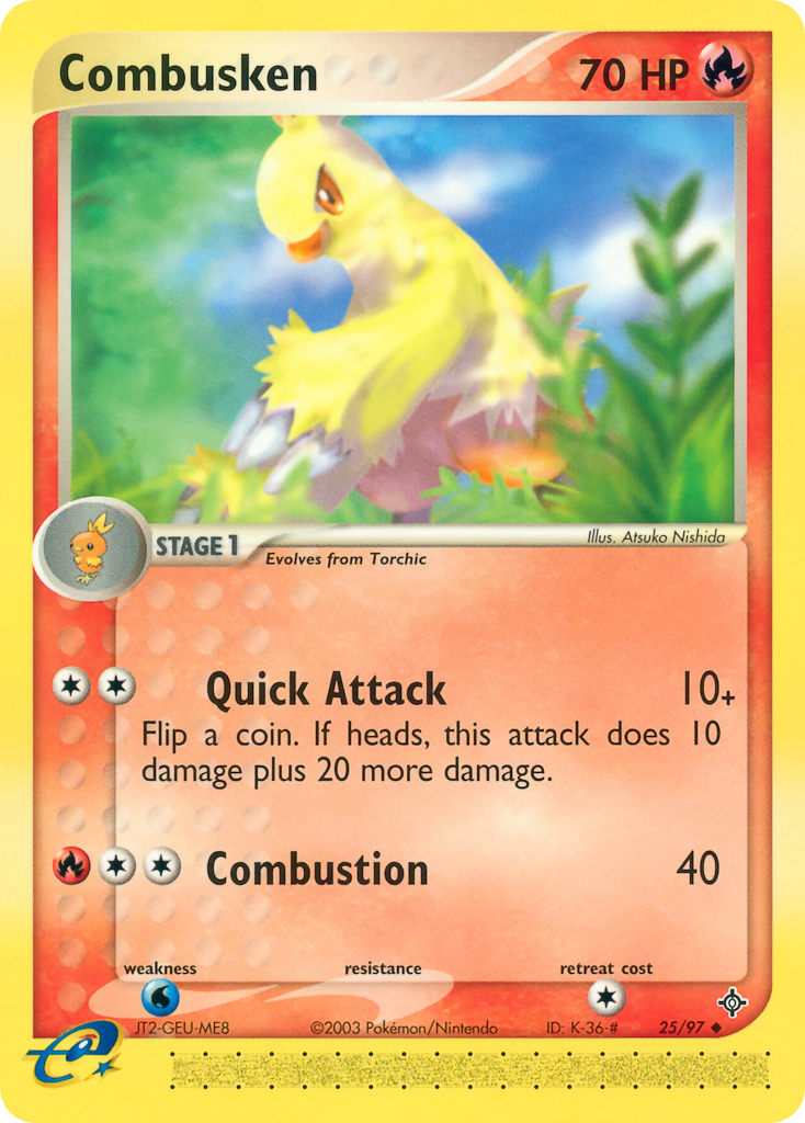 EX Dragon Combusken #25/97