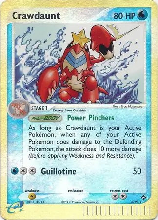 EX Dragon Crawdaunt #3/97 reverse holo
