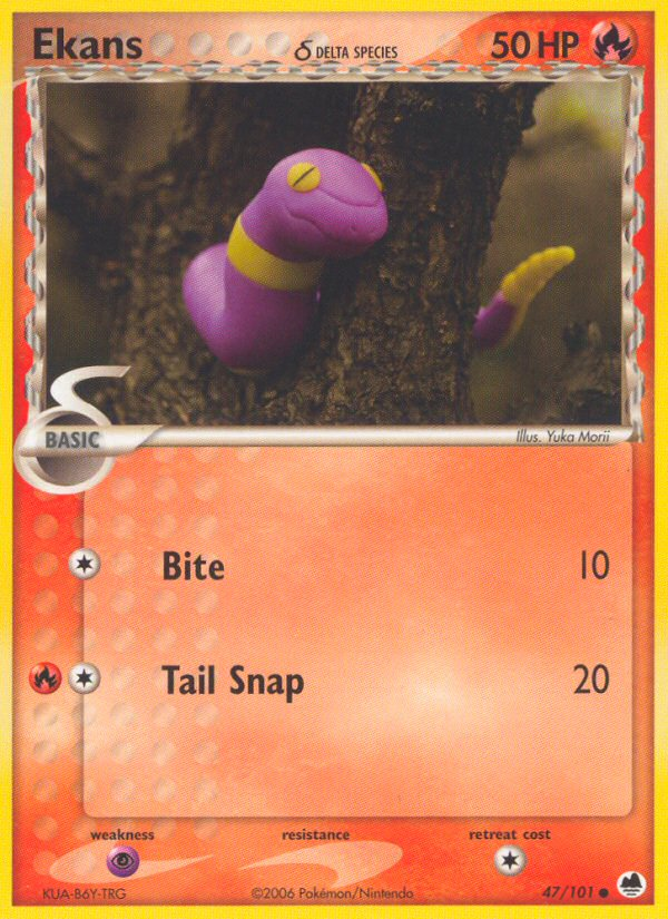 EX Dragon Frontiers Ekans #47/101