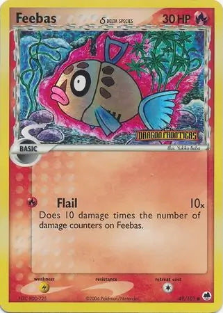 EX Dragon Frontiers Feebas #49/101 reverse holo