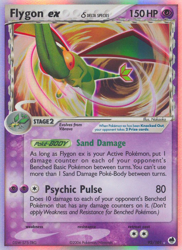 EX Dragon Frontiers Holo Flygon ex #92/101