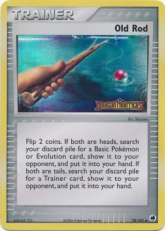 EX Dragon Frontiers Old Rod #78/101 reverse holo