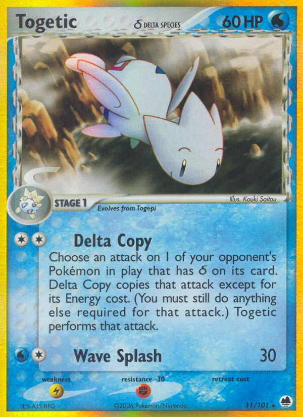 EX Dragon Frontiers Holo Togetic #11/101
