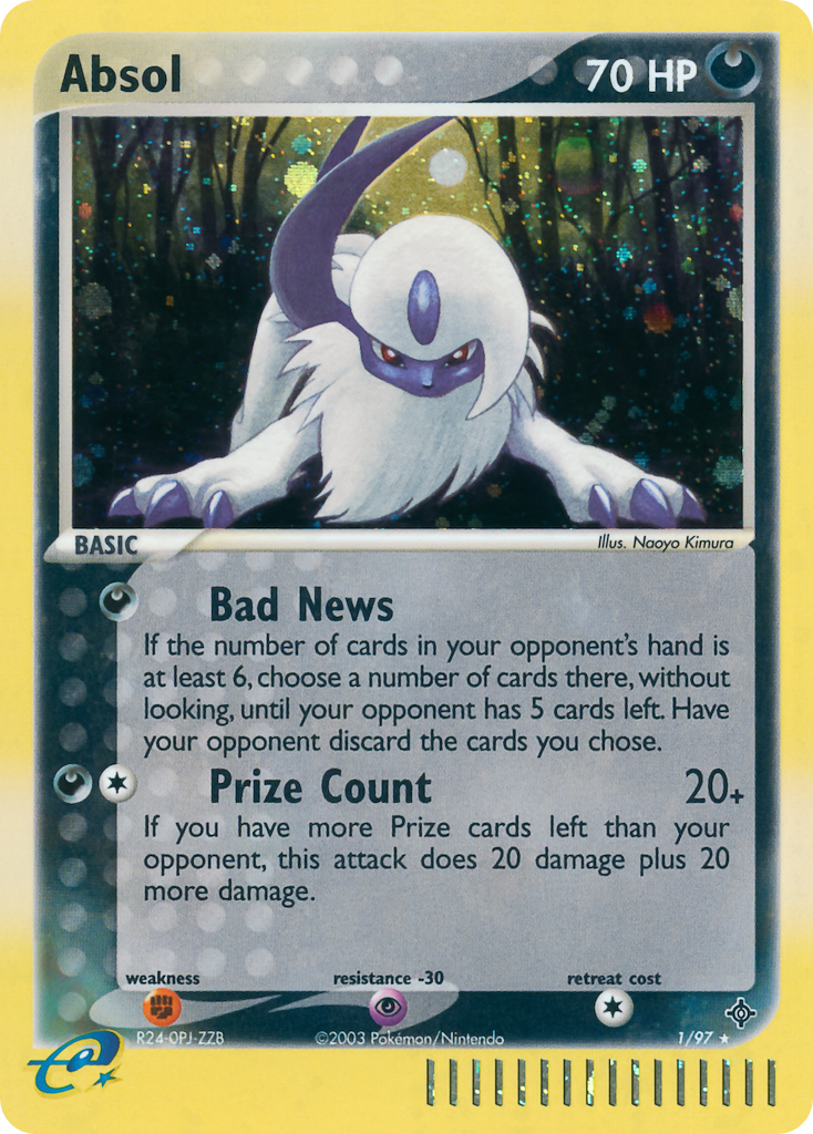 EX Dragon Holo Absol #1/97