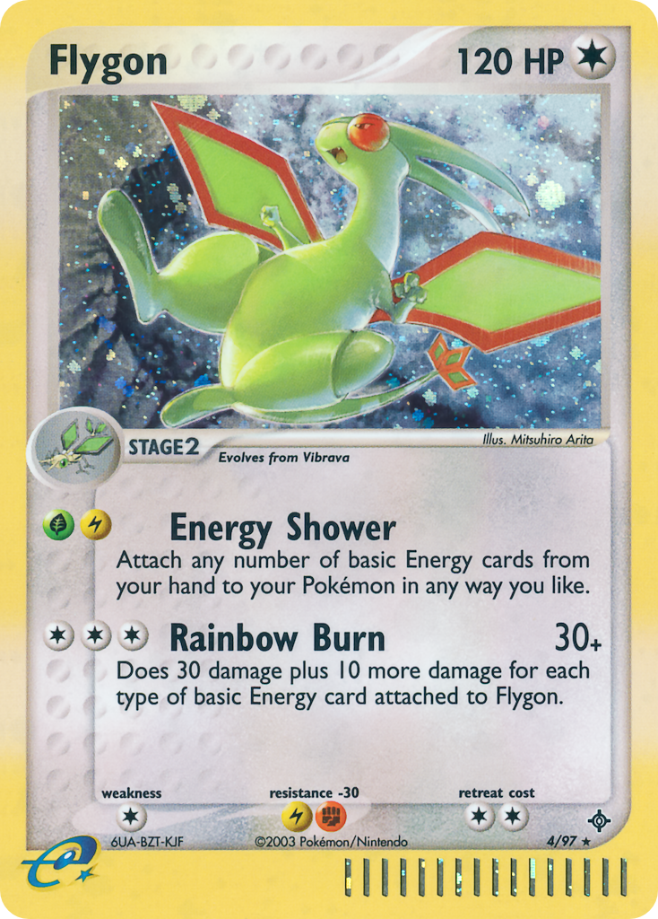 EX Dragon Holo Flygon #4/97