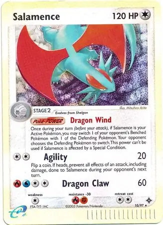 EX Dragon Salamence #10/97 reverse holo