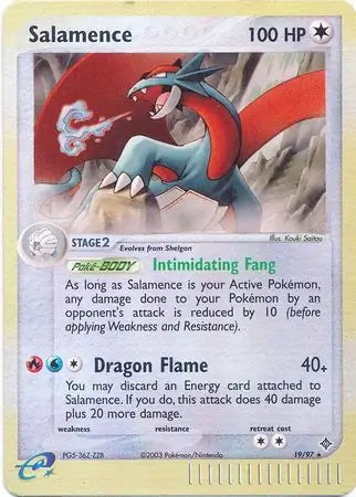 EX Dragon Salamence #19/97 reverse holo