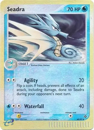 EX Dragon Seadra #40/97 reverse holo