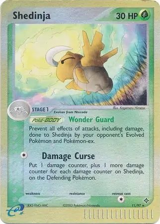 EX Dragon Shedinja #11/97 reverse holo