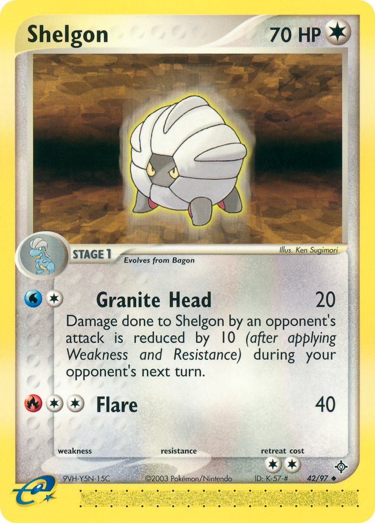 EX Dragon Shelgon #42/97