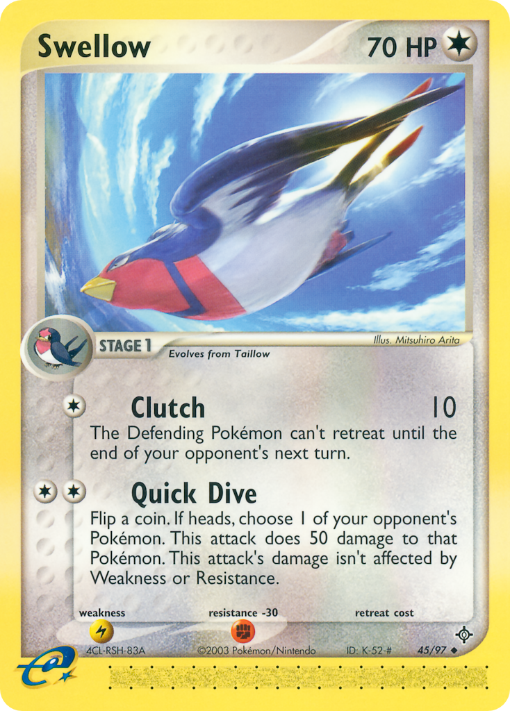 EX Dragon Swellow #45/97