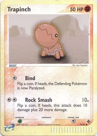 EX Dragon Trapinch #79/97 reverse holo