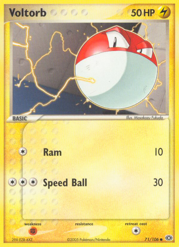 EX Emerald Voltorb #71/106