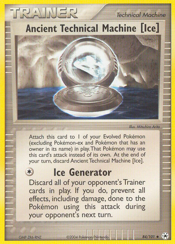 EX Hidden Legends Ancient Technical Machine Ice #84/101