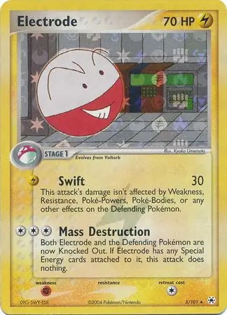 EX Hidden Legends Electrode #5/101 reverse holo